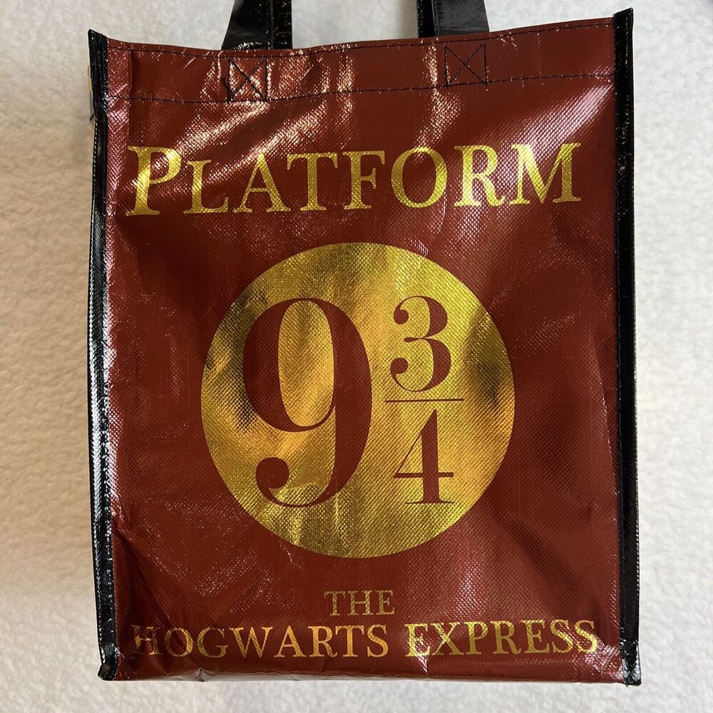 Harry Potter Hogwarts Platform 9 3/4 " The Hogwarts Express" Tote Bag 12" X 10"